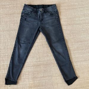 Women’s Democracy Jeans Mid-rise Black Gray Ankle Jeans Ab Technology 8